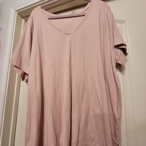 Ava & Viv tshirt, pink/ mauve, size 4x, euc